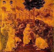 LEONARDO da Vinci The Adoration of the Magi France oil painting reproduction